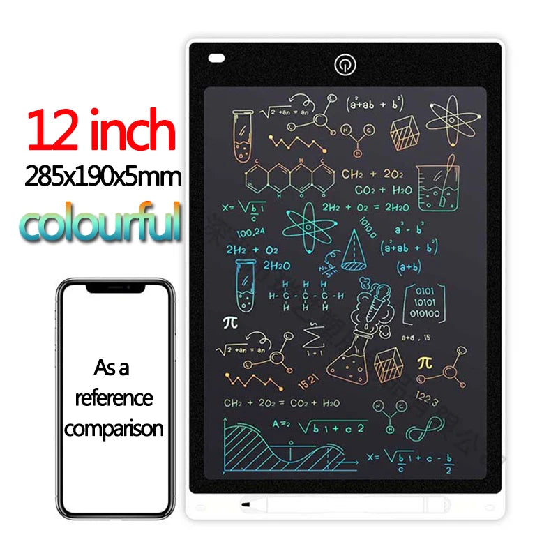 LCD Writing Tablet for Kids - Educational Drawing Board 851012 Inch Art Toy - ZOOMNSTORE