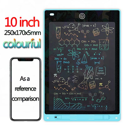 LCD Writing Tablet for Kids - Educational Drawing Board 851012 Inch Art Toy - ZOOMNSTORE