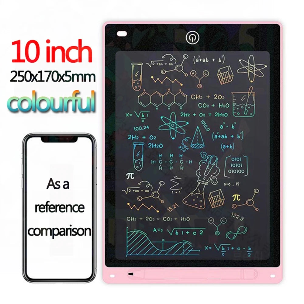 LCD Writing Tablet for Kids - Educational Drawing Board 851012 Inch Art Toy - ZOOMNSTORE