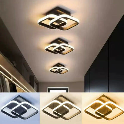 Modern 25W LED Ceiling Light - Surface Mounted Home Lighting for Bedroom Living Room Corridor Staircase Balcony - ZOOMNSTORE