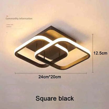 Modern 25W LED Ceiling Light - Surface Mounted Home Lighting for Bedroom Living Room Corridor Staircase Balcony - ZOOMNSTORE