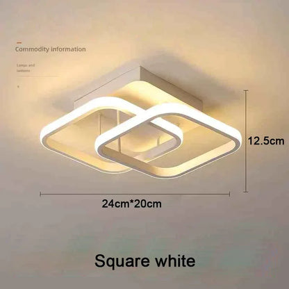 Modern 25W LED Ceiling Light - Surface Mounted Home Lighting for Bedroom Living Room Corridor Staircase Balcony - ZOOMNSTORE