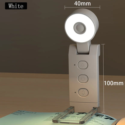 LED Book Light - Portable Clip Reading Lamp with Eye Protection & USB Rechargeable - ZOOMNSTORE