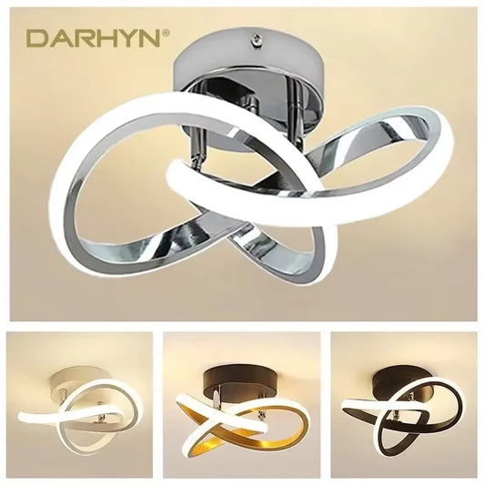 LED Strip Ceiling Lights - Modern Minimalist Living Room  Staircase Decor - ZOOMNSTORE