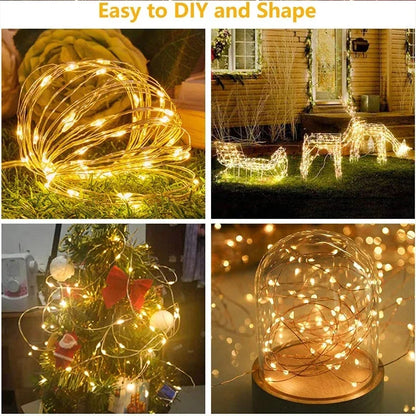 3M LED Fairy String Lights - USB Holiday Garland for Home Garden Christmas Party Wedding - ZOOMNSTORE
