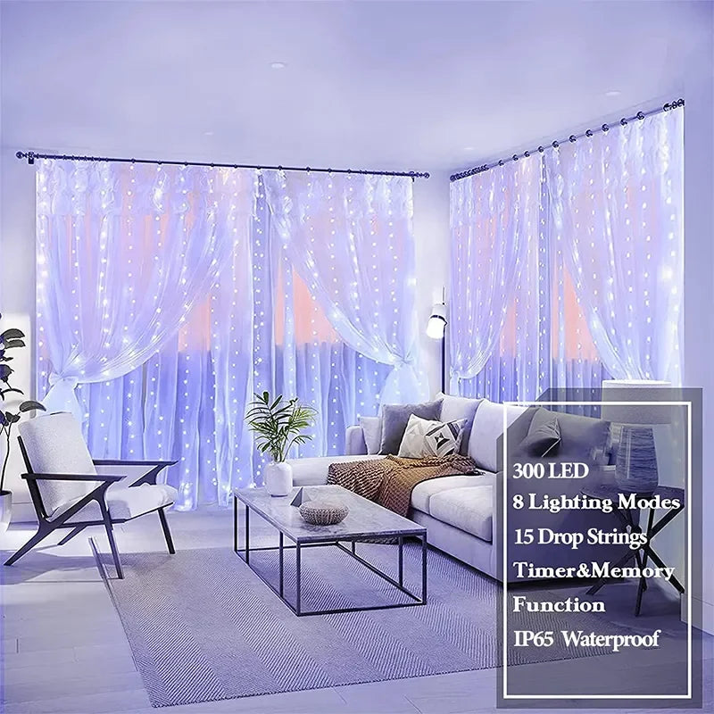 3M LED Fairy String Lights - USB Holiday Garland for Home Garden Christmas Party Wedding - ZOOMNSTORE