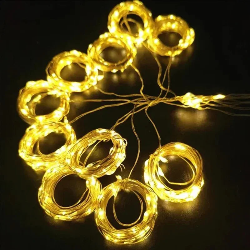 3M LED Fairy String Lights - USB Holiday Garland for Home Garden Christmas Party Wedding - ZOOMNSTORE