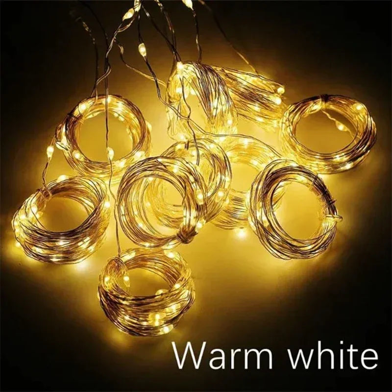 3M LED Fairy String Lights - USB Holiday Garland for Home Garden Christmas Party Wedding - ZOOMNSTORE
