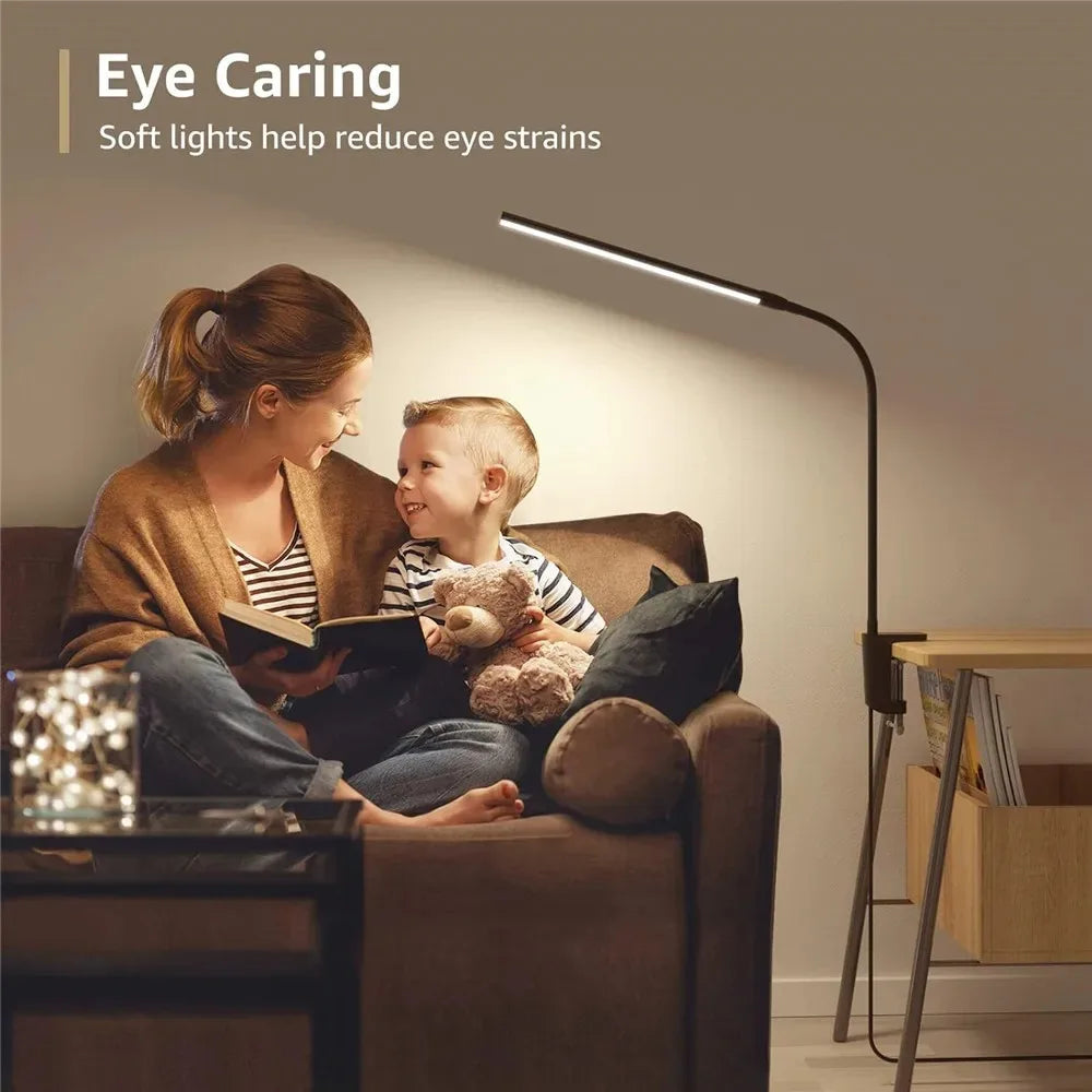 LED Desk Lamp Double Head Architect Light - Adjustable Gooseneck, Eye Caring, Stepless Dimming - ZOOMNSTORE