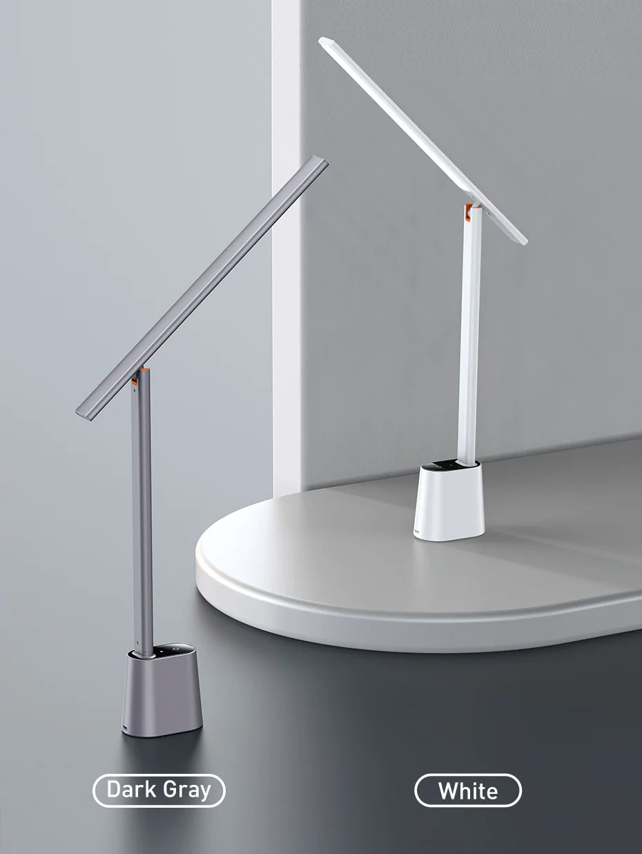 LED Desk Lamp - Smart Adaptive Brightness Foldable Table Lamp with Eye Protection - ZOOMNSTORE