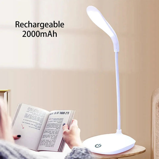LED Desk Lamp - USB Charging Touch Control 3 Brightness Levels Foldable Night Light - ZOOMNSTORE