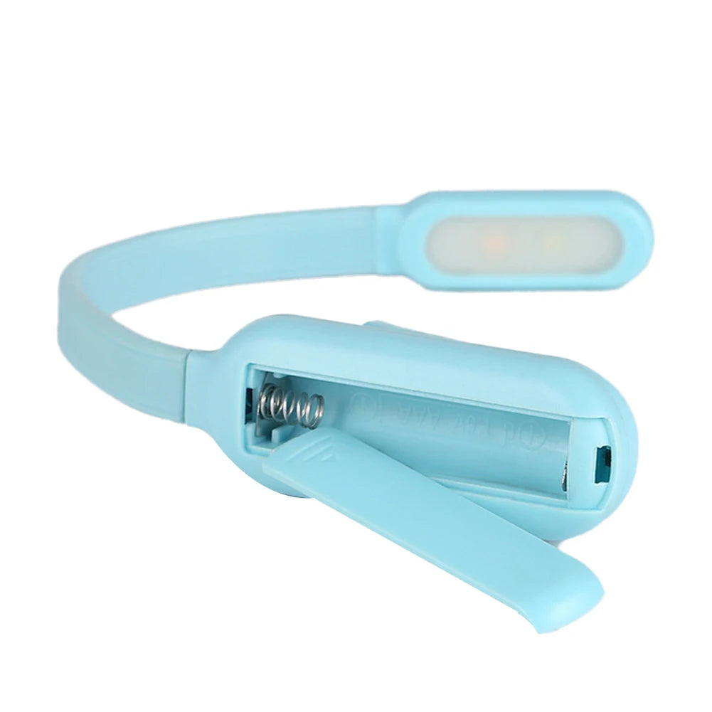 LED Desk Lamp - USB Rechargeable Mini Reading Lamp with Clip On, Adjustable Brightness - ZOOMNSTORE