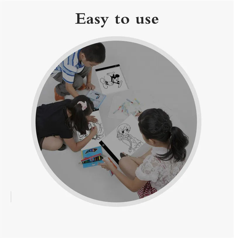 Dimmable A4 LED Drawing Pad - Educational Toy for Kids - ZOOMNSTORE