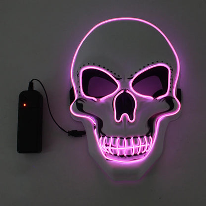 Halloween Horror Skull Mask LED Cold Light Mask LED Halloween Mask Cosplay Mask Halloween Party Decoration Luminous Skull Masks - ZOOMNSTORE