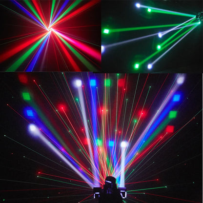 48W LED Moving Head Light - Colorful DMX512 Laser for DJ Party - ZOOMNSTORE