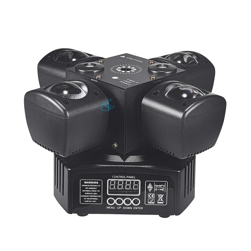 48W LED Moving Head Light - Colorful DMX512 Laser for DJ Party - ZOOMNSTORE