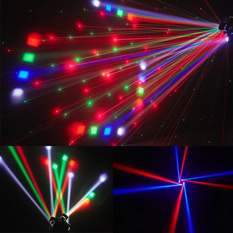 48W LED Moving Head Light - Colorful DMX512 Laser for DJ Party - ZOOMNSTORE