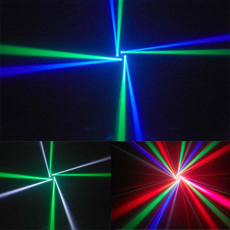 48W LED Moving Head Light - Colorful DMX512 Laser for DJ Party - ZOOMNSTORE