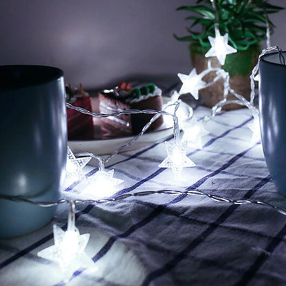 LED String Lights - Outdoor Star Fairy Lights for Party Wedding Garden Christmas Decor - ZOOMNSTORE