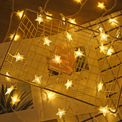 LED String Lights - Outdoor Star Fairy Lights for Party Wedding Garden Christmas Decor - ZOOMNSTORE