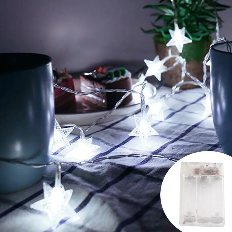 LED String Lights - Outdoor Star Fairy Lights for Party Wedding Garden Christmas Decor - ZOOMNSTORE