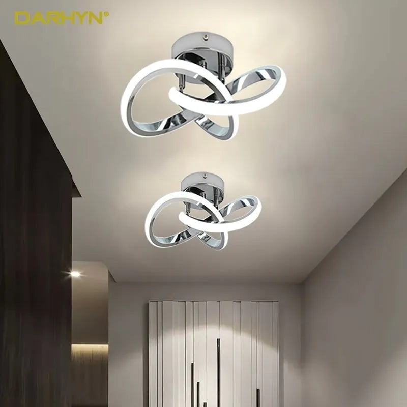 LED Strip Ceiling Lights - Modern Minimalist Living Room  Staircase Decor - ZOOMNSTORE