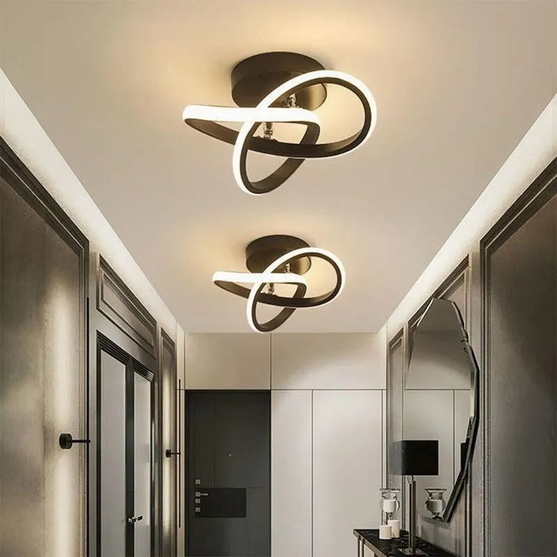 LED Strip Ceiling Lights - Modern Minimalist Living Room  Staircase Decor - ZOOMNSTORE