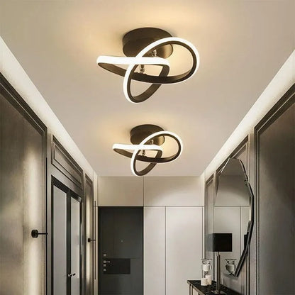 LED Strip Ceiling Lights - Modern Minimalist Living Room  Staircase Decor - ZOOMNSTORE