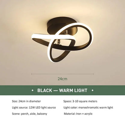 LED Strip Ceiling Lights - Modern Minimalist Living Room  Staircase Decor - ZOOMNSTORE