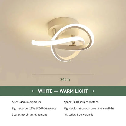 LED Strip Ceiling Lights - Modern Minimalist Living Room  Staircase Decor - ZOOMNSTORE