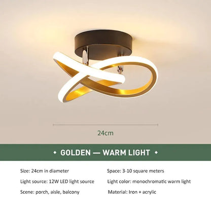 LED Strip Ceiling Lights - Modern Minimalist Living Room  Staircase Decor - ZOOMNSTORE