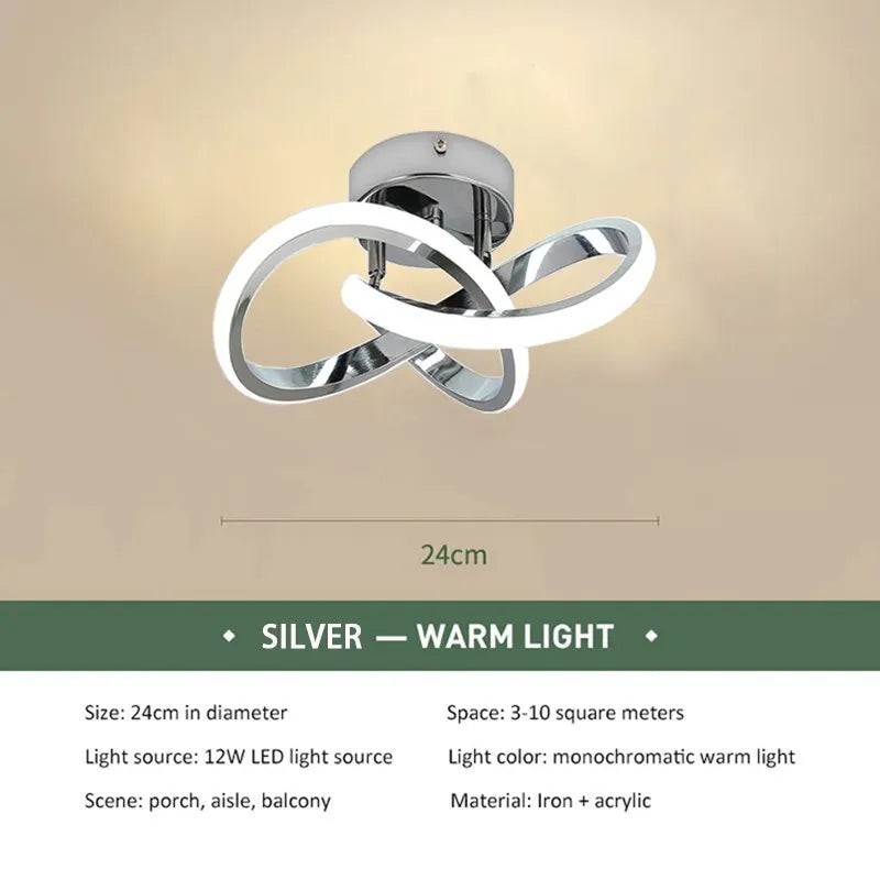 LED Strip Ceiling Lights - Modern Minimalist Living Room  Staircase Decor - ZOOMNSTORE
