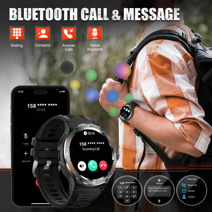 LaNikar Smart Watch 3ATM Waterproof - Sport Fitness Tracker With Heart Rate Monitor & Compass - ZOOMNSTORE