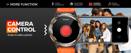 LaNikar Smart Watch 3ATM Waterproof - Sport Fitness Tracker With Heart Rate Monitor & Compass - ZOOMNSTORE