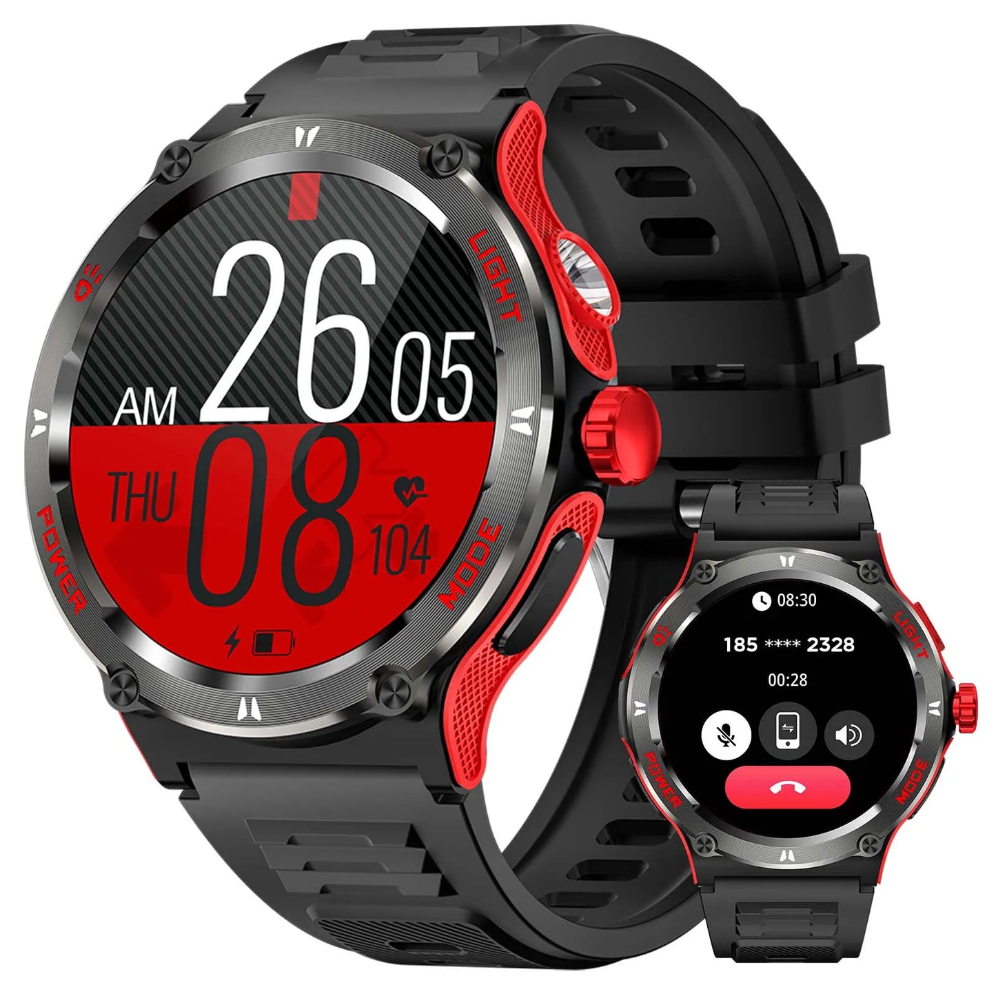 LaNikar Smart Watch 3ATM Waterproof - Sport Fitness Tracker With Heart Rate Monitor & Compass - ZOOMNSTORE