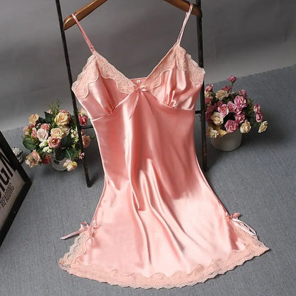 Lace Camisole Nightgown - Sexy Wedding Sleepwear - ZOOMNSTORE