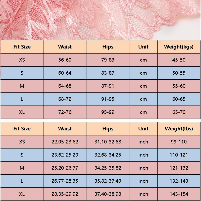 Lace Hollow Out Womens Underwear - Sexy Low-Waist Floral Briefs Breathable Lingerie - ZOOMNSTORE