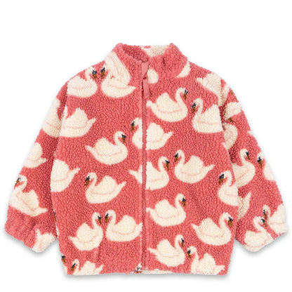 Lambswool Jacket for Baby Girls - Cartoon Outerwear for Kids 1-9Y - ZOOMNSTORE