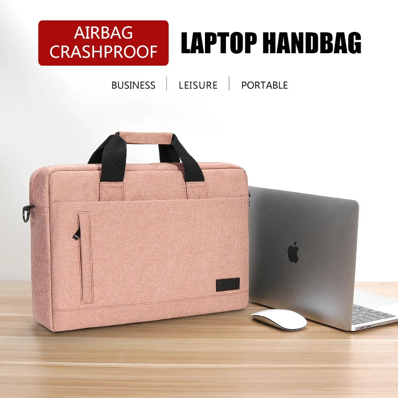 Laptop Sleeve Bag for 14-17 inch MacBook AirPro Huawei Asus Dell - Shoulder Handbag Briefcase - ZOOMNSTORE