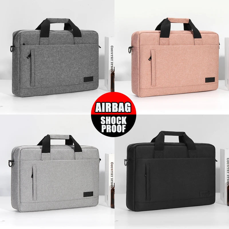 Laptop Sleeve Bag for 14-17 inch MacBook AirPro Huawei Asus Dell - Shoulder Handbag Briefcase - ZOOMNSTORE