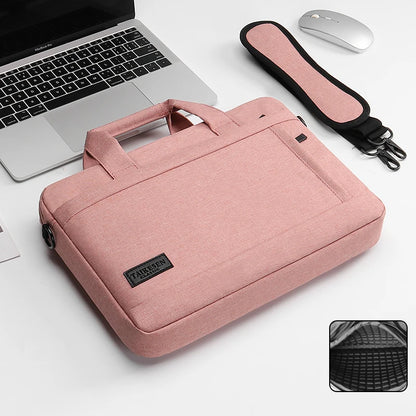 Laptop Sleeve Bag for 14-17 inch MacBook AirPro Huawei Asus Dell - Shoulder Handbag Briefcase - ZOOMNSTORE