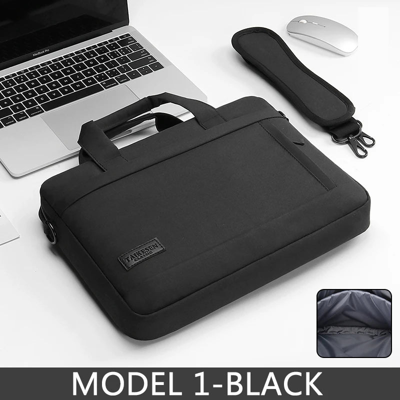 Laptop Sleeve Bag for 14-17 inch MacBook AirPro Huawei Asus Dell - Shoulder Handbag Briefcase - ZOOMNSTORE