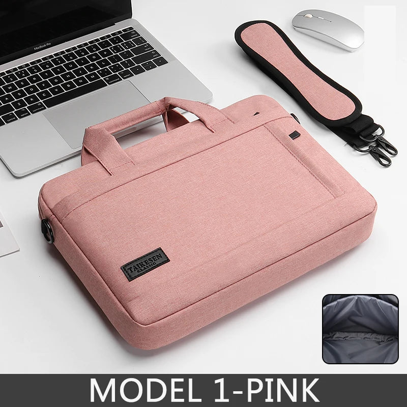 Laptop Sleeve Bag for 14-17 inch MacBook AirPro Huawei Asus Dell - Shoulder Handbag Briefcase - ZOOMNSTORE
