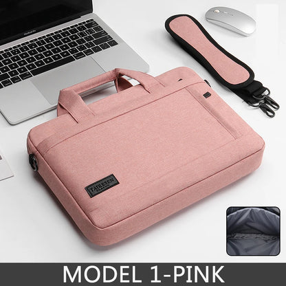 Laptop Sleeve Bag for 14-17 inch MacBook AirPro Huawei Asus Dell - Shoulder Handbag Briefcase - ZOOMNSTORE
