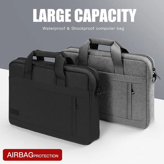 Laptop Sleeve Bag for 14-17 inch MacBook AirPro Huawei Asus Dell - Shoulder Handbag Briefcase - ZOOMNSTORE