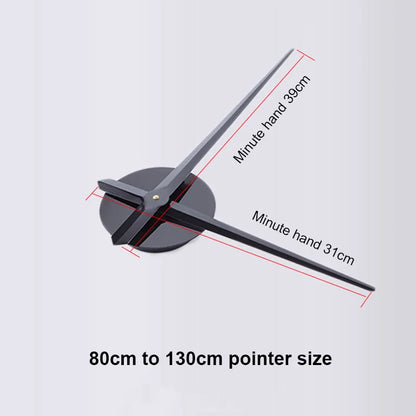 Large 3D Number Wall Clock - DIY Home Decoration for Living Room Bedroom Study Hotel - ZOOMNSTORE