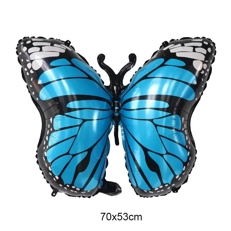 Large Butterfly Foil Balloon - Helium Birthday Party Decoration Baby Shower Photo Prop - ZOOMNSTORE