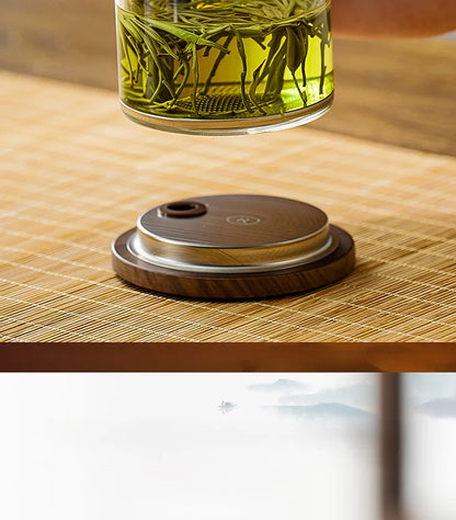 Large Capacity Dividing Teacup with Removable Glass Inner Tank - Tea Ceremony Water Separation Filter - ZOOMNSTORE