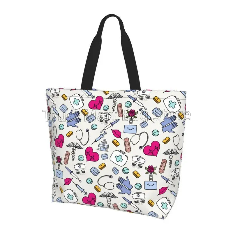 Large Capacity Tote Bag - Durable Polyester Shoulder Tote For Women’s Grocery - ZOOMNSTORE
