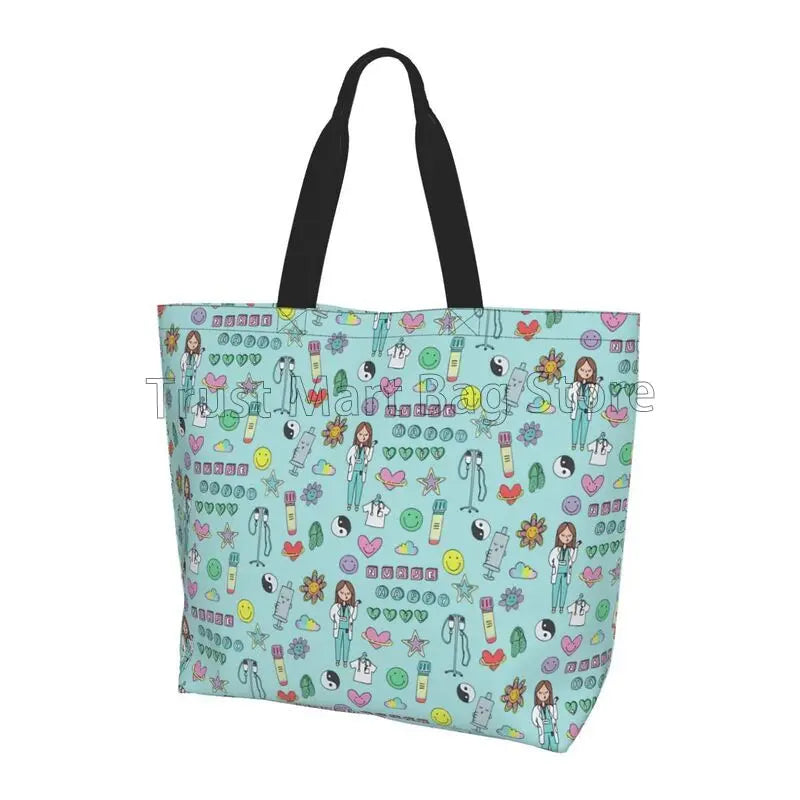 Large Capacity Tote Bag - Durable Polyester Shoulder Tote For Women’s Grocery - ZOOMNSTORE